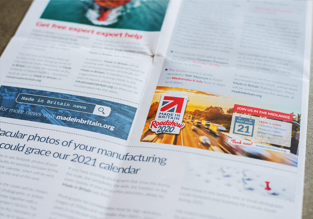 Made in Britain newsletter mailout